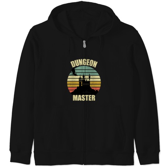 Discover Dungeon Master - Bez I'm DM Smiles Retro Dragon Zip Hoodies