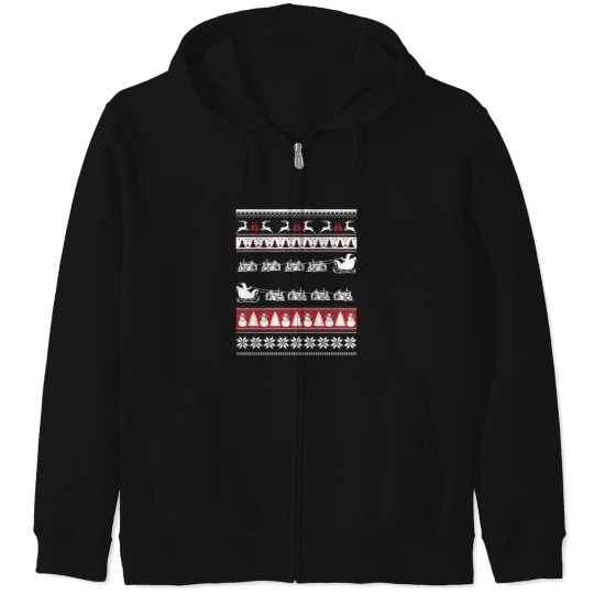 Discover Farmer - Ugly Christmas Sweater for farmer Zip Hoodies
