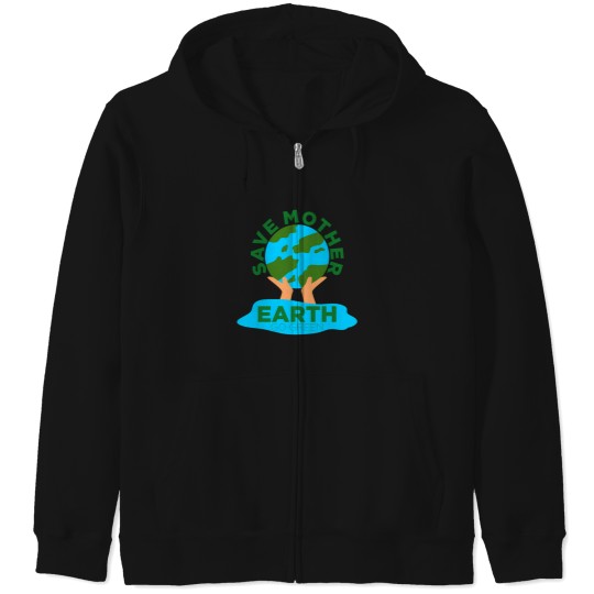 Discover Save Mother Earth Go Green Zip Hoodies