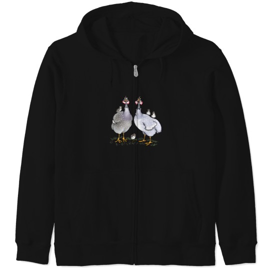 Discover Guinea fowl Family Zip Hoodies