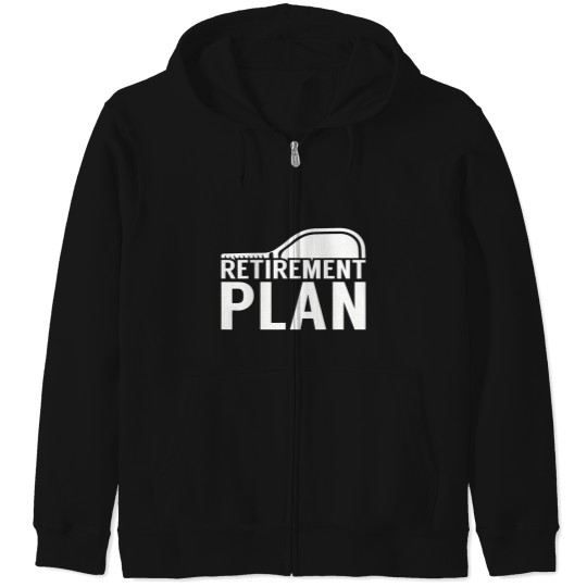 Discover s funny pickleball retiret plan pickleball player Zip Hoodies