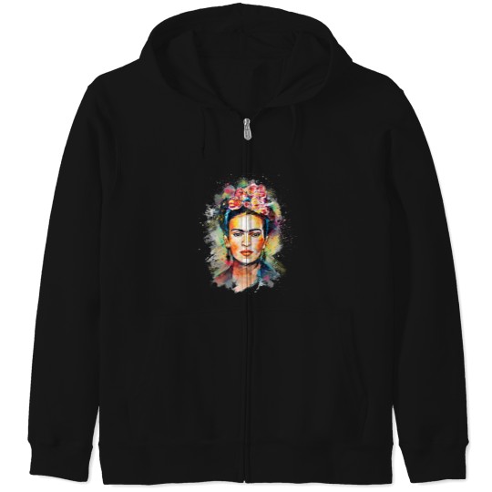 Discover Frida Kahlo Zip Hoodies