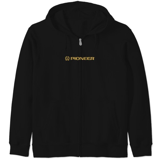 Discover Pioneer-Gold-Logo T-Shirt Zip Hoodies