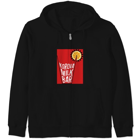 Discover Korova Milk Bar Poster Zip Hoodies