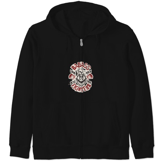 Discover Badass Fighters T-Shirt Zip Hoodies