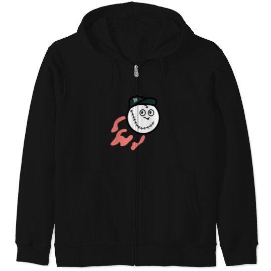 Discover Flame-Baseball T-Shirt Zip Hoodies