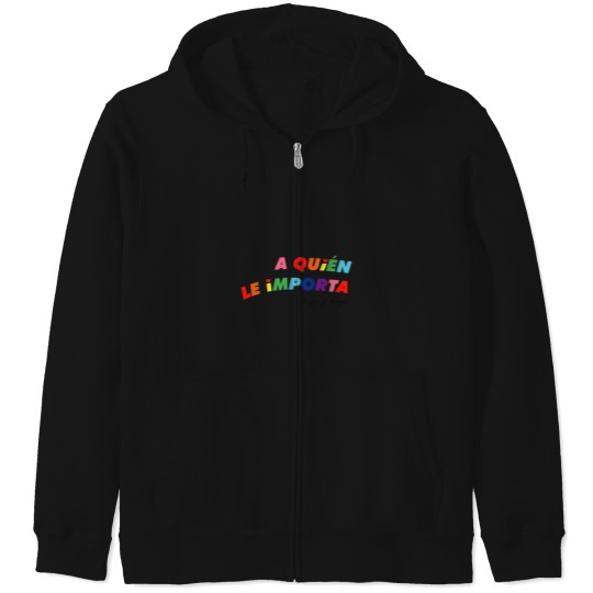 Discover A quién le importa Premium Zip Hoodies