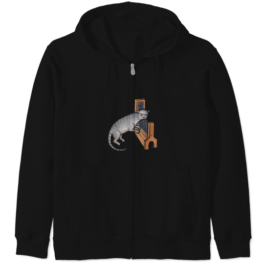 Discover Youre The Piano Cat Zip Hoodies