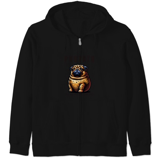 Discover Pugtato - Pug Dog Lovers Zip Hoodies