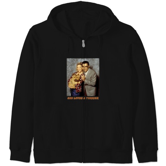 Discover God Loves A Terrier Zip Hoodies