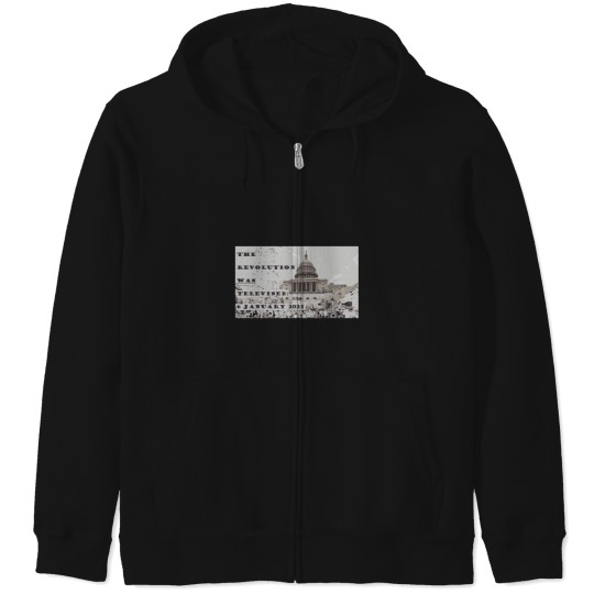Discover the revolution was televised Zip Hoodies