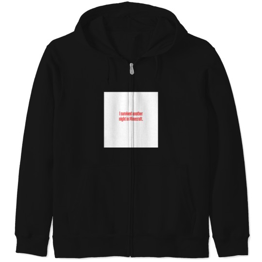 Discover Minecraft Survivor Zip Hoodies