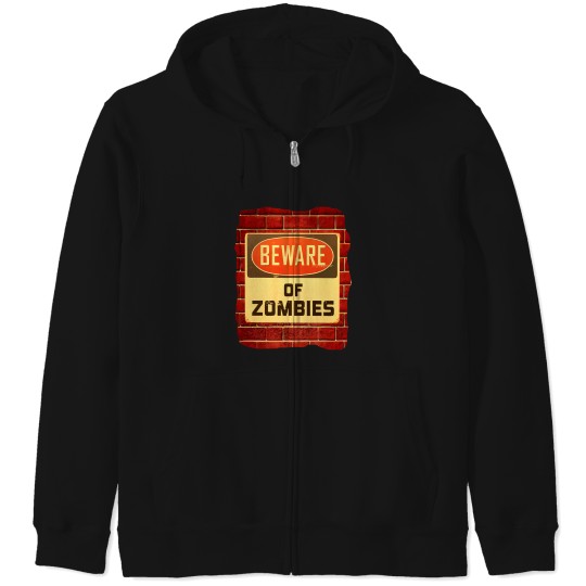 Discover zombie Zip Hoodies