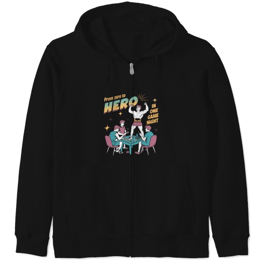 Discover zero to hero Zip Hoodies