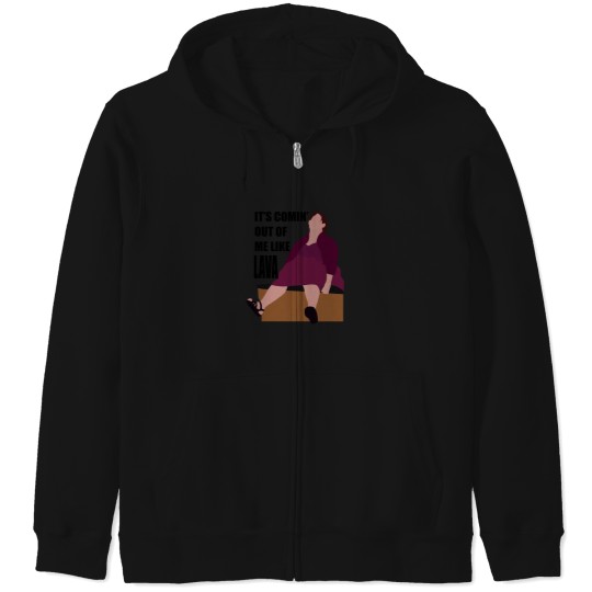 Discover its coming out of me like lava 1 Zip Hoodies