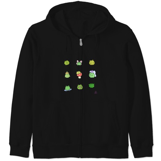 Discover Frog Pack Zip Hoodies
