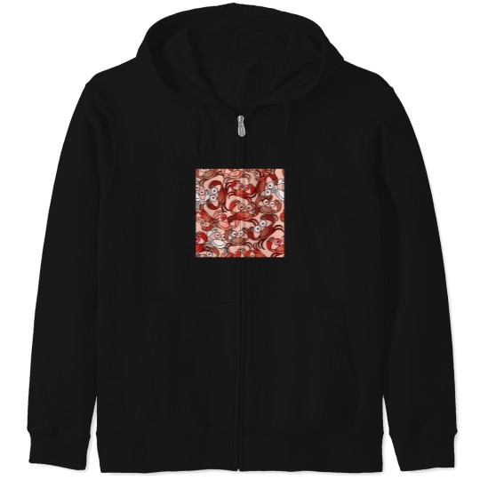 Discover Crab Patterns Allover Seamless Patterns (1) T-Shirt Zip Hoodies