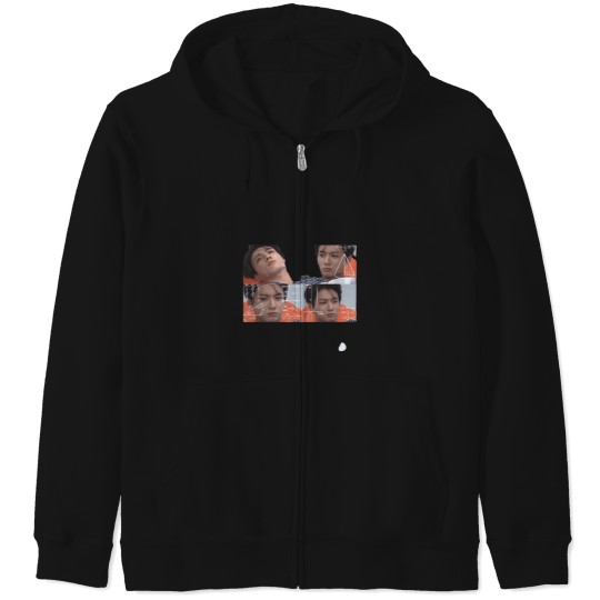 Discover Jungkook Confused Meme Zip Hoodies