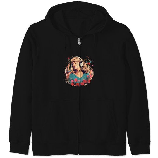 Discover Tayloring-Around T-Shirt Zip Hoodies