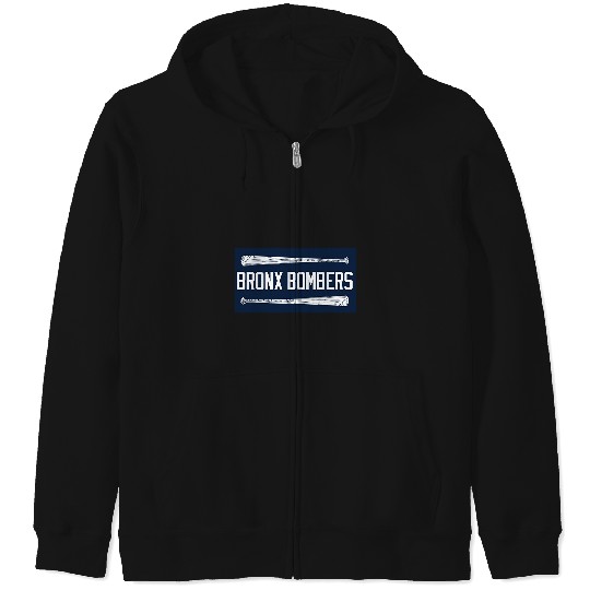 Discover Bronx Bombers  Navy Zip Hoodies