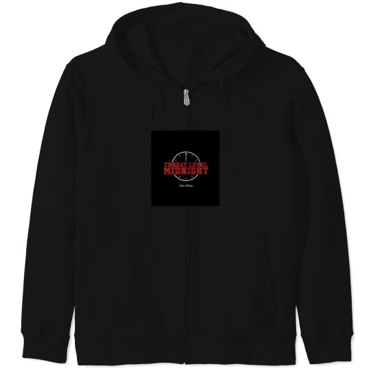 Discover Threat-Level-Midnight T-Shirt Zip Hoodies