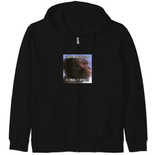 Discover Funky Monkey Friday Spoonkid T-Shirt Zip Hoodies