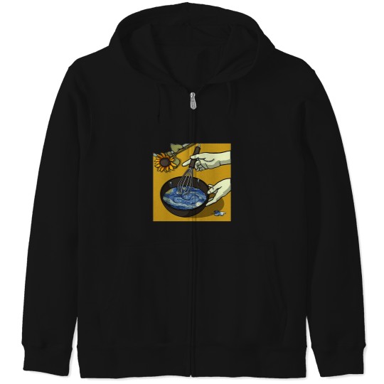 Discover Painting a Van Cake Zip Hoodies