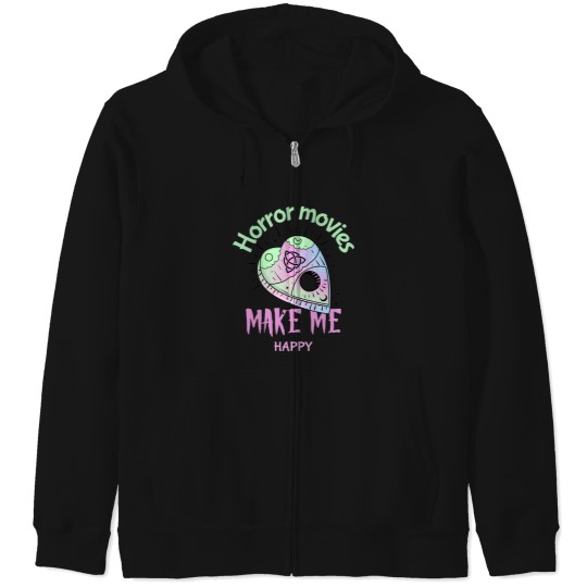 Discover horror movies make me happy 42 Zip Hoodies
