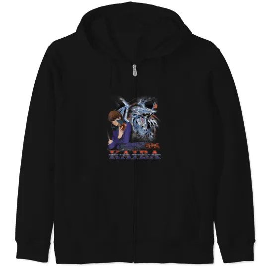 Discover yugioh duel monsters kaiba blueeyes white dragon anime Zip Hoodies