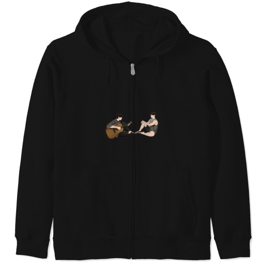Discover Bad Buddy PatPran ep 3 hallway minimalist no bg Zip Hoodies