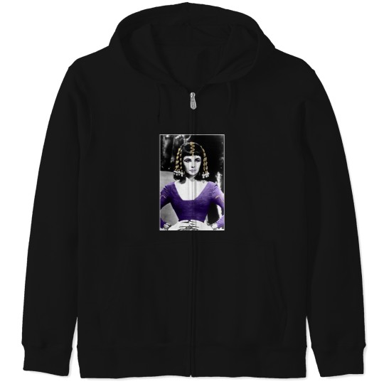 Discover Purple Cleopatra Zip Hoodies