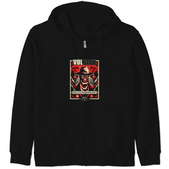 Discover Volbeat Zip Hoodies