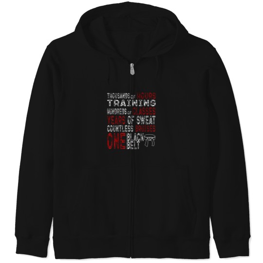 Discover Black-Belt-Taekwondo-Gifts-Mixed-Martial-Arts-Training-Cool-T-Shirt Zip Hoodies