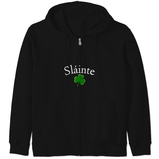 Discover Slainte Irish Cheers  Family Chrismast Present Gift Zip Hoodies