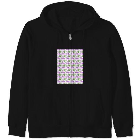 Discover Boho-chicHygge Style Graphic Zip Hoodies