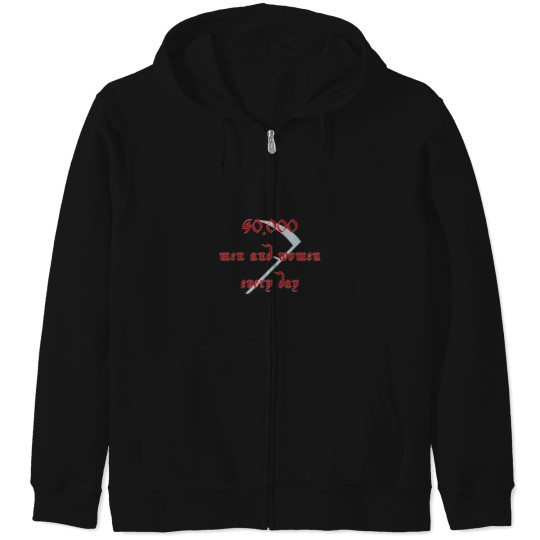 Discover 40,000 men and women every day Zip Hoodies