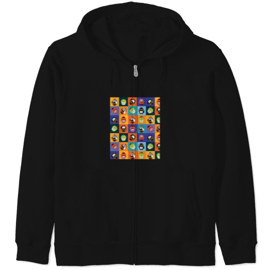 Discover 10271-Daruma-Graphic-T-Shirt Zip Hoodies