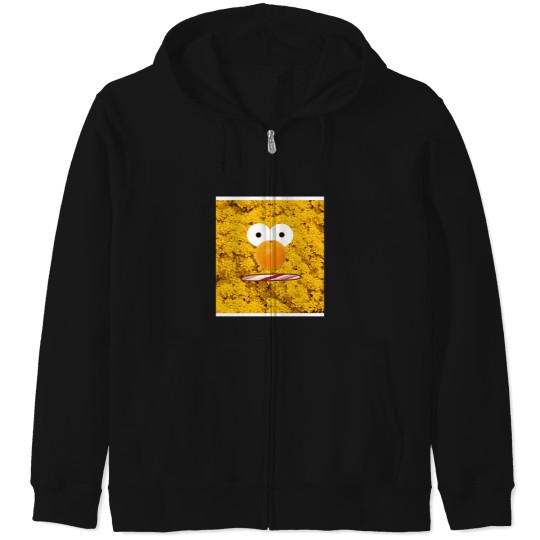 Discover Yellow Guy floral Cartoon Zip Hoodies