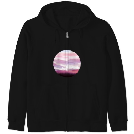 Discover Candy Floss Mist Zip Hoodies