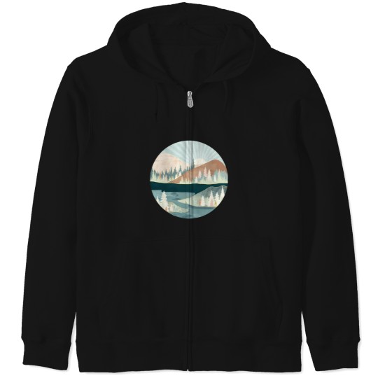 Discover Autumn Sun Zip Hoodies