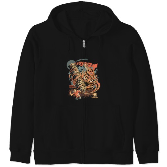 Discover The Kaiju Spaghetti - Black Version Women'sRights Are Human Rights Sticker Zip Hoodies