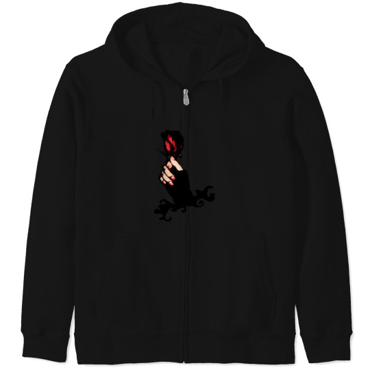 Discover Red means Love Zip Hoodies