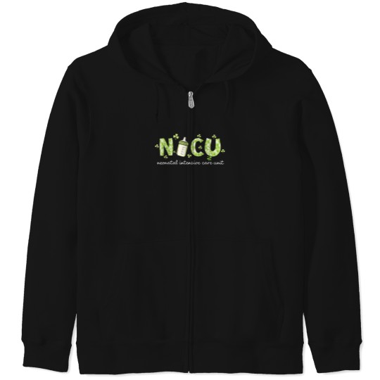 Discover Retro-Shamrock-Nicu-Nurse-Happy-St-Patrick'S-Day-Clothing-T-Shirt Zip Hoodies