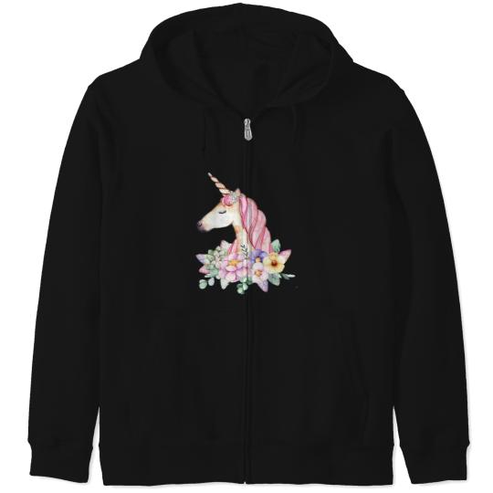 Discover unicorse unicorn Zip Hoodies