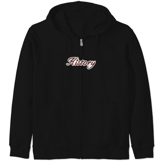 Discover History School Subjects 626 Zip Hoodies