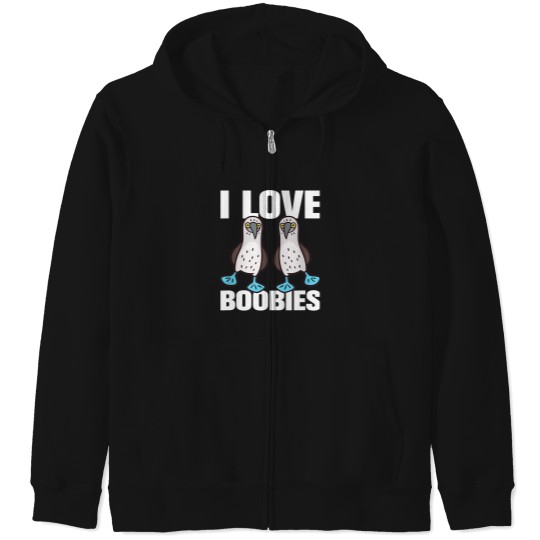 Discover I-Love-Boobies-Bluefooted-Boobie-Bird-Funny T-Shirt Zip Hoodies