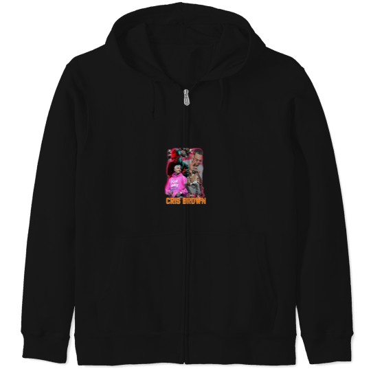 Discover Breezy Chris Brown Poster Zip Hoodies