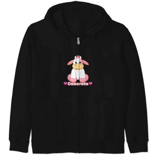 Discover Webkinz Pink Concrete Cow Meme  Sticker 5145 Zip Hoodies