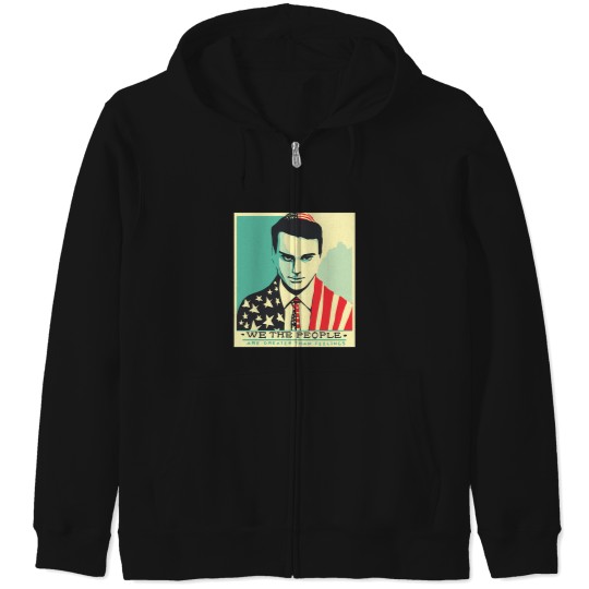 Discover Vintage Thug Life We The People Funny Fans Men Women Zip Hoodies