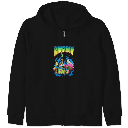 Discover Mushroom-Forest T-Shirt Zip Hoodies
